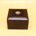 Brown wooden ornament box